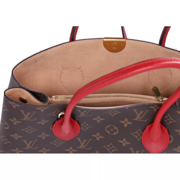 Louis Vuitton Flandrin Triple Compartment Satchel Monogram Brown Cerise M41596 - Picture 12 of 13